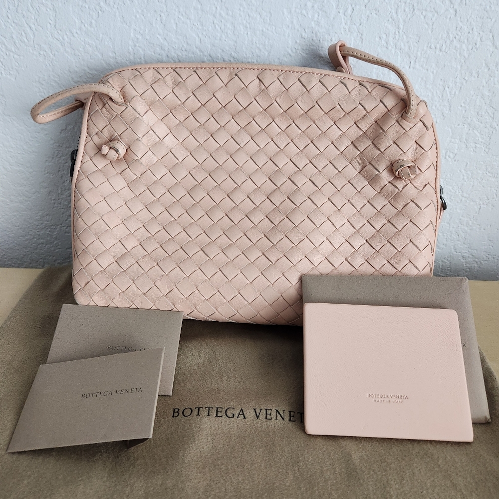 Bottega Veneta Crossbody Bag in cream color